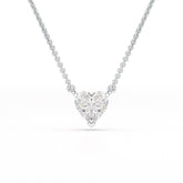 1 Ct Lab Grown Diamond Heart Pendant